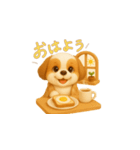 シーズー毎日使える◎3D（個別スタンプ：1）