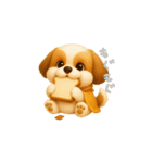 シーズー毎日使える◎3D（個別スタンプ：21）