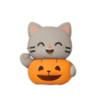 ハロウィンネコとゆかいな仲間（個別スタンプ：1）