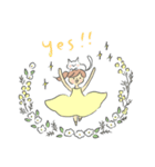 花ねこガール（個別スタンプ：2）