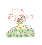 花ねこガール（個別スタンプ：7）