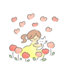 花ねこガール（個別スタンプ：8）
