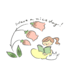 花ねこガール（個別スタンプ：10）
