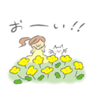 花ねこガール（個別スタンプ：37）