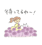 花ねこガール（個別スタンプ：38）