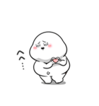 ぽっちゃりした白丸赤太郎(好きすぎてる)（個別スタンプ：20）