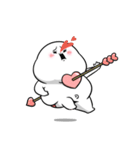 ぽっちゃりした白丸赤太郎(好きすぎてる)（個別スタンプ：25）