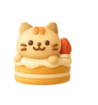 スイーツ猫＆スイーツ犬（個別スタンプ：1）