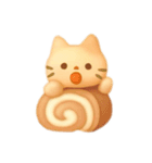 お菓子なネコとお菓子なイヌ（個別スタンプ：5）