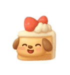お菓子なネコとお菓子なイヌ（個別スタンプ：10）