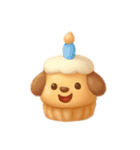 お菓子なネコとお菓子なイヌ（個別スタンプ：11）