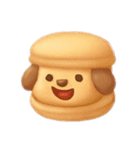 お菓子なネコとお菓子なイヌ（個別スタンプ：12）