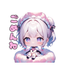 ほのぼのわたあめガール（個別スタンプ：5）