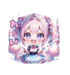 ほのぼのわたあめガール（個別スタンプ：9）
