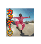※スケボーが大好きな♡ゲイの黒人男性（個別スタンプ：6）