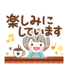 極太！シルバーボブのシニアガール家族連絡（個別スタンプ：12）