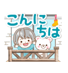 極太！シルバーボブのシニアガール家族連絡（個別スタンプ：13）