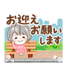 極太！シルバーボブのシニアガール家族連絡（個別スタンプ：26）