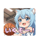 バスケみなみありさセットスタンプ（個別スタンプ：28）