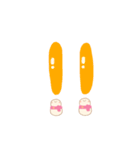 淡色ゆきだるまくん(ピンク）（個別スタンプ：19）