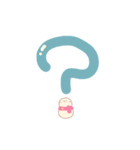 淡色ゆきだるまくん(ピンク）（個別スタンプ：20）