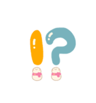 淡色ゆきだるまくん(ピンク）（個別スタンプ：21）