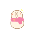 淡色ゆきだるまくん(ピンク）（個別スタンプ：29）