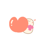 淡色ゆきだるまくん(ピンク）（個別スタンプ：32）
