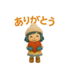 ふわふわ女の子日常あいさつ＆リアクション（個別スタンプ：10）
