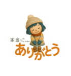 ふわふわ女の子日常あいさつ＆リアクション（個別スタンプ：11）