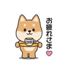 家族連絡用〇しばいぬのスタンプ（個別スタンプ：26）