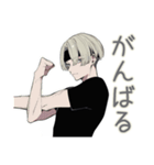 筋トレ★金髪男子の日常（個別スタンプ：10）