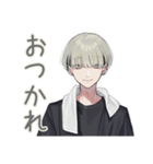 筋トレ★金髪男子の日常（個別スタンプ：11）