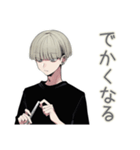 筋トレ★金髪男子の日常（個別スタンプ：30）