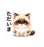 ペットの可愛いヒマラヤン（個別スタンプ：9）