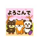 日本犬と四季の癒し系スタンプ（個別スタンプ：13）