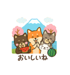 日本犬と四季の癒し系スタンプ（個別スタンプ：16）