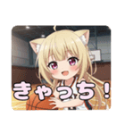 バスケスタンプ(みなみ＆はちみ)（個別スタンプ：30）