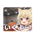バスケスタンプ(みなみ＆はちみ)（個別スタンプ：32）