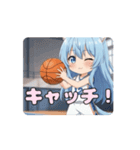 バスケありさアニメーション（個別スタンプ：15）