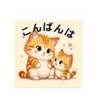 ペットの可愛いマンチカン（個別スタンプ：3）