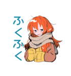 ポップな女の子の冬♡カラフル（個別スタンプ：20）