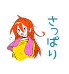 ポップな女の子の冬♡カラフル（個別スタンプ：37）
