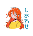ポップな女の子の冬♡カラフル（個別スタンプ：40）