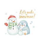 可愛いペンギンが届けるクリスマス！（個別スタンプ：10）