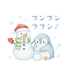 可愛いペンギンと冬をほっこり温かく！（個別スタンプ：12）
