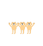 ファンサするクマさん【推し・オタク】（個別スタンプ：10）