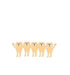 ファンサするクマさん【推し・オタク】（個別スタンプ：11）