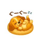 ビーグル犬(ロイ)のぐーたらスタンプ（個別スタンプ：14）
