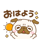 元気なパグちゃん♡（個別スタンプ：5）